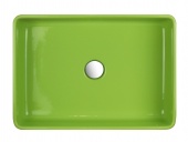 Раковина накладная 56х39 cm Eos Joker Rettangolare цвет зелёный