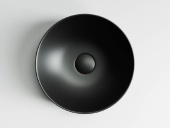 Раковина накладная Ceramicanova Element CN6007, цвет чёрный матовый